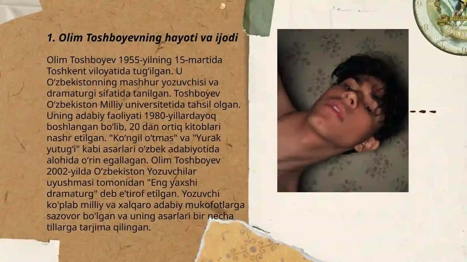 Olim Toshboyev "Ultontoz" romani 3