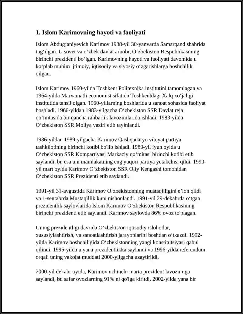 ISLOM KARIMOVNING YUKSAK MAʼNAVIYAT YENGILMAS KUCH ASARINING MOHIYATI 3