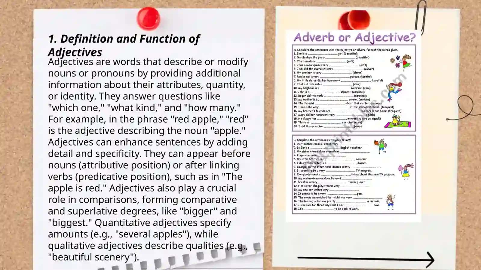 Adjectives and Adverbs 3