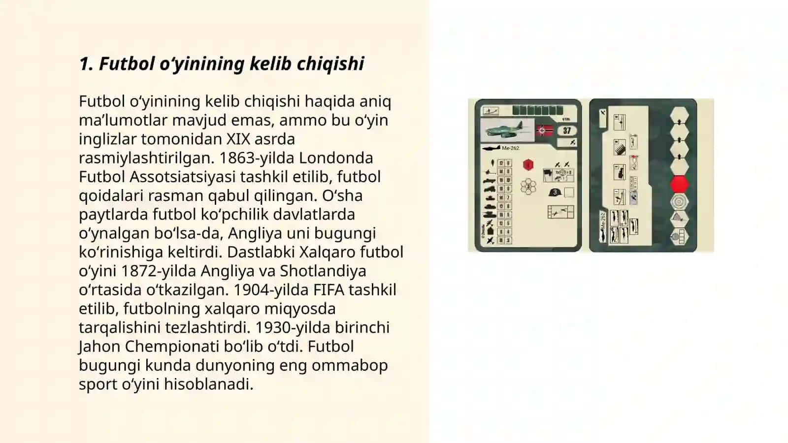 Futbol oʻyinining tarixi qoidalari texnikasi va taktikasining tasnifi 3