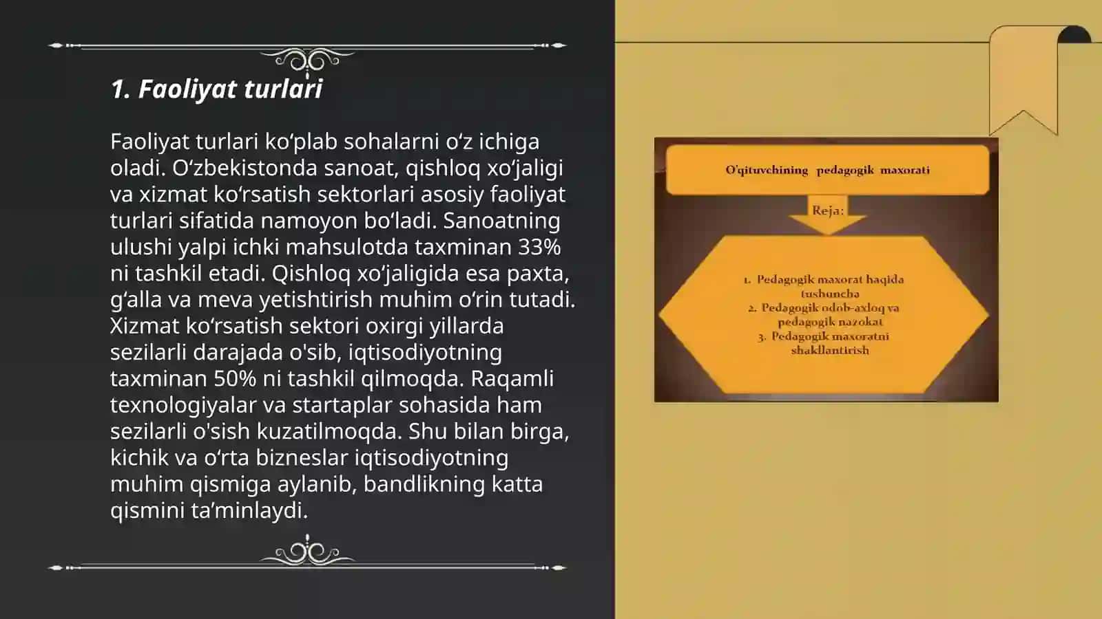 Faoliyat turlari 3