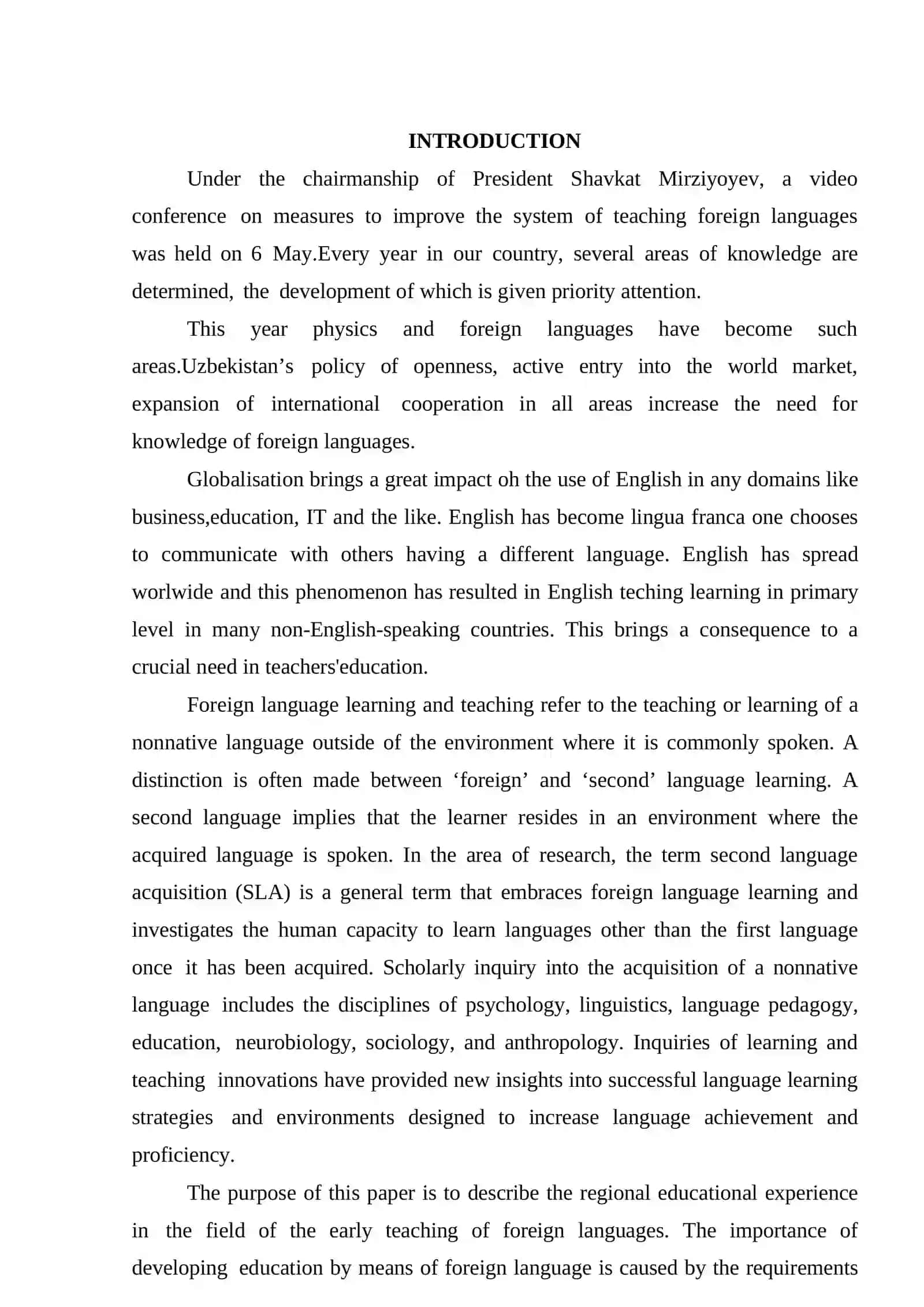 FOREIGN EXPERIENCES IN TEACHING FOREIGN LANGUAGES 3