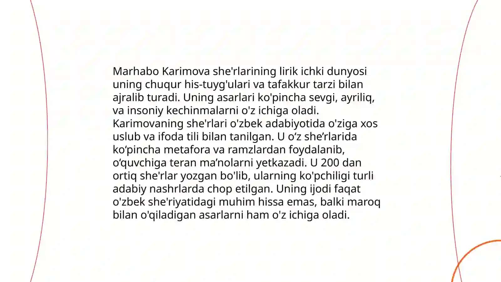 Marhabo Karimova she'rlarining o'ziga xos xususiyatlari 3