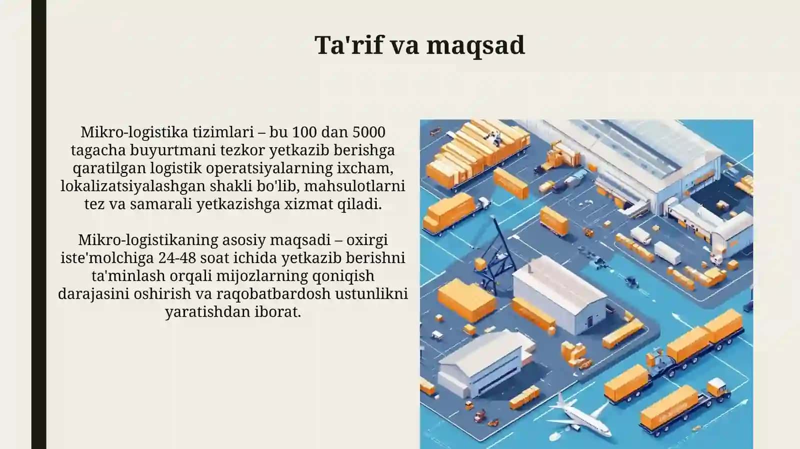 Mikrologistik tizimning kichik tizimlari 3