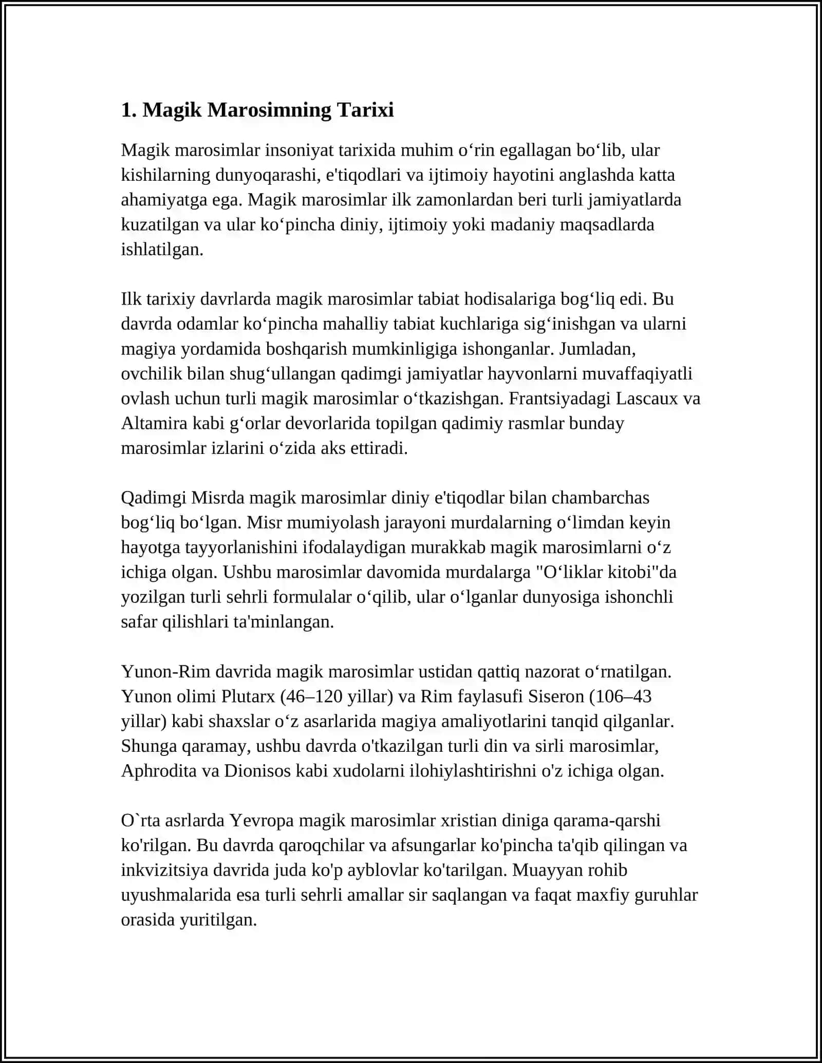 MAGIK MAROSIM HAQIDA 3