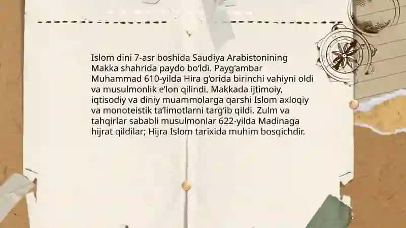Islom dini tarixi va mohiyati 3