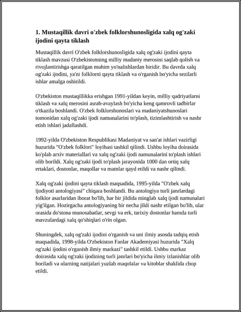 MUSTAQILLLIK DAVRI ÒZBEK FOLKLORSHUNOSLIGI 3