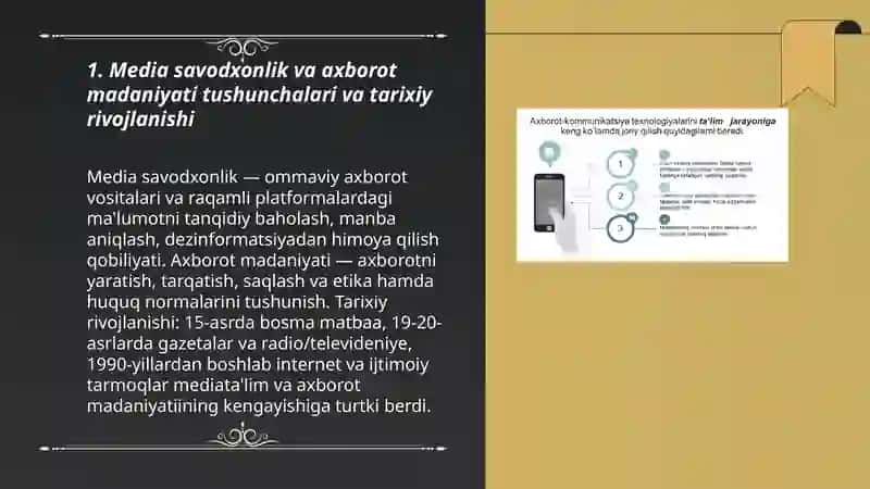 Media savodxonlik va axborot madaniyati evolutsiyasi va uning jamiyatdagi ahamiyati 3