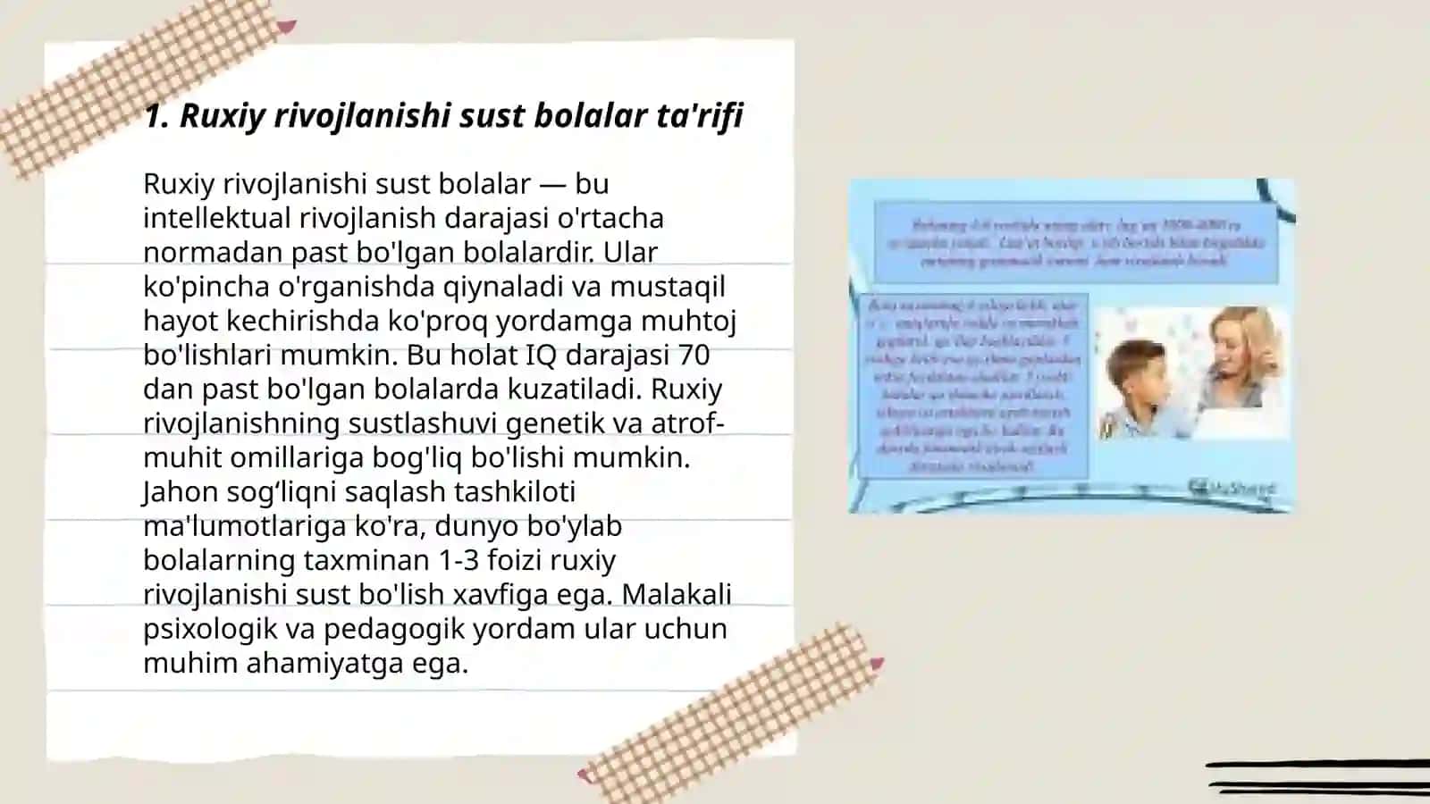 Ruxiy rivojlanishi sust bolalar 3