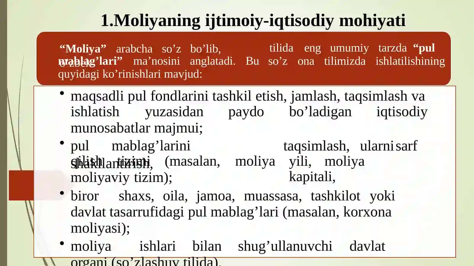 Moliyaning mohiyati va funksiyalari 3