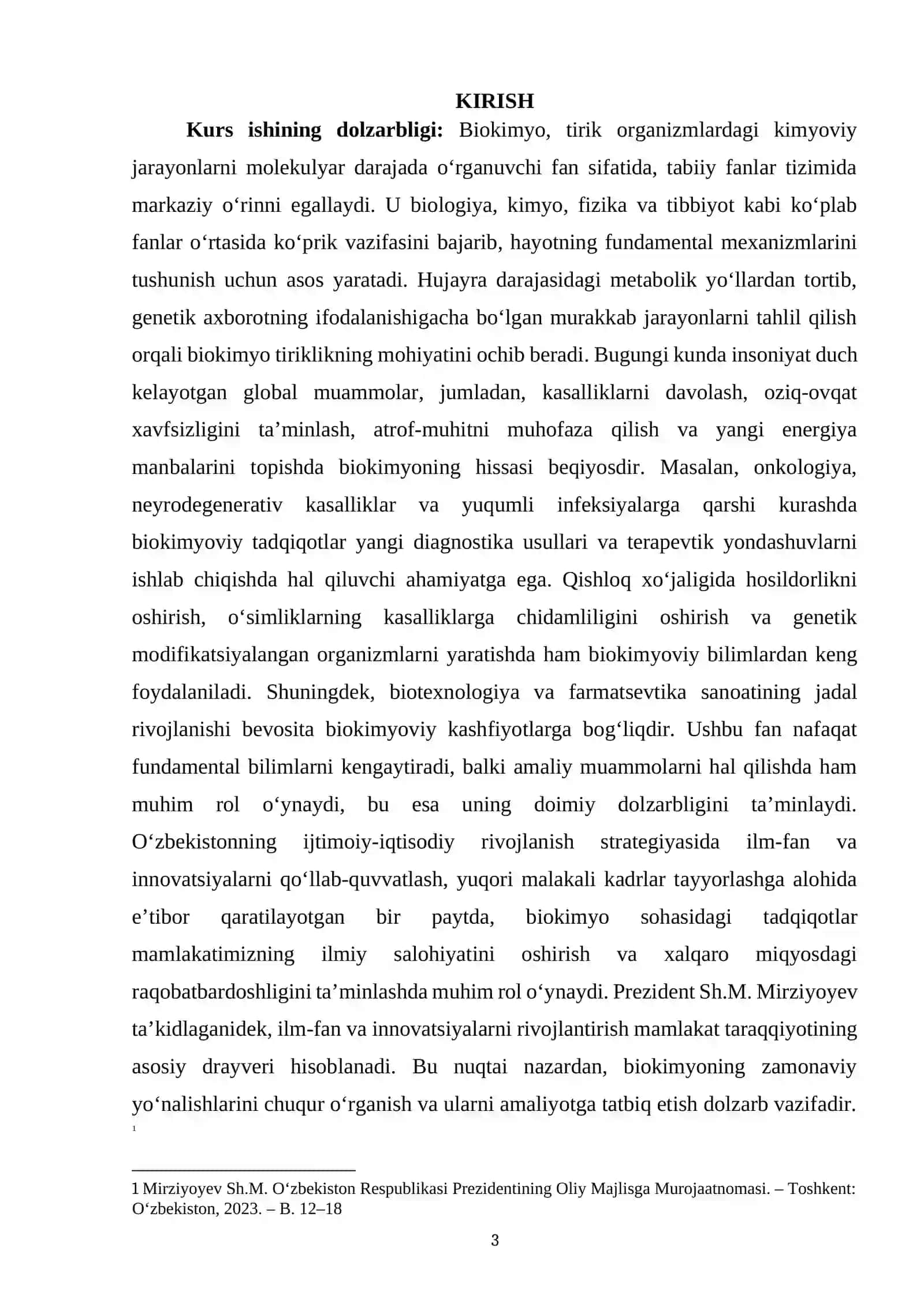 KIMYO FANING BIOKIMYOVİY YOʻNALİSHLARI 3