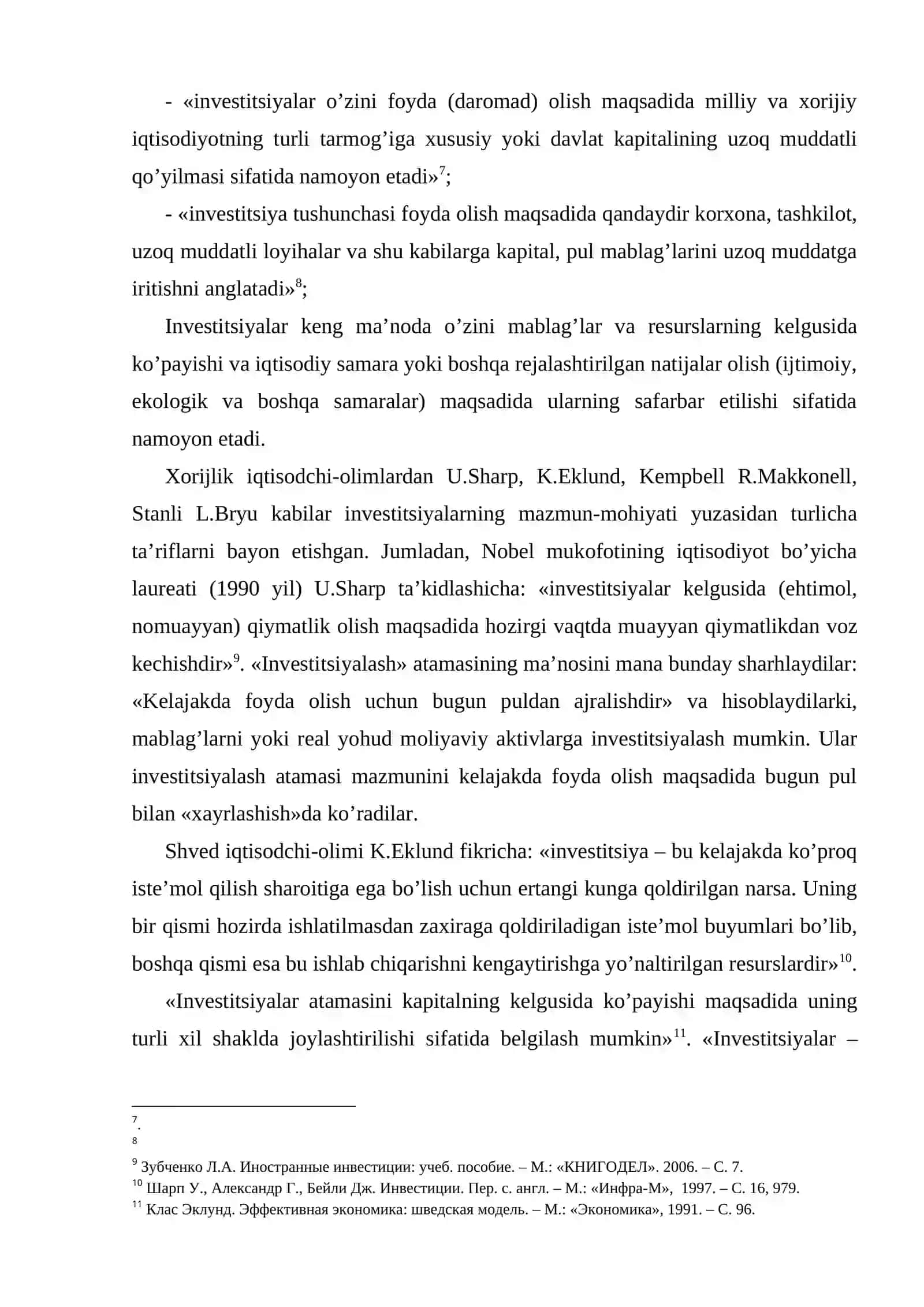 Investitsiyalarning iqtisodiy mohiyati va ahamiyati 3