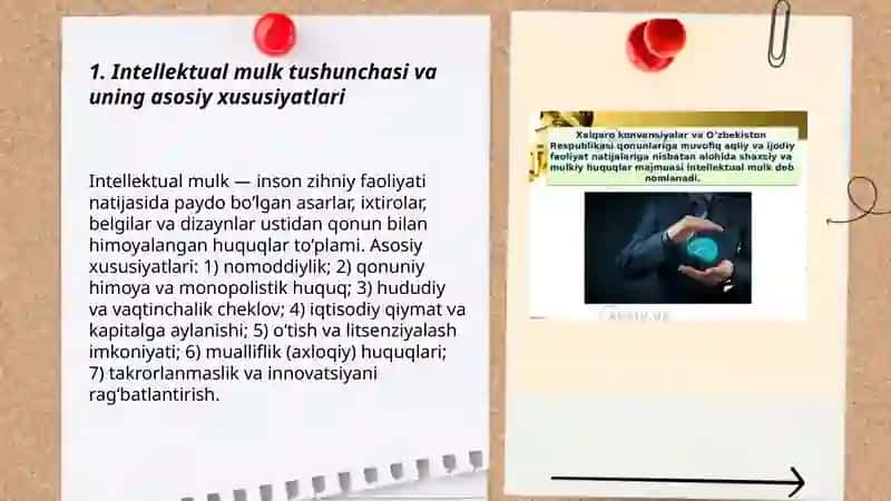 Intellektual mulk va kapital tushunchasi 3