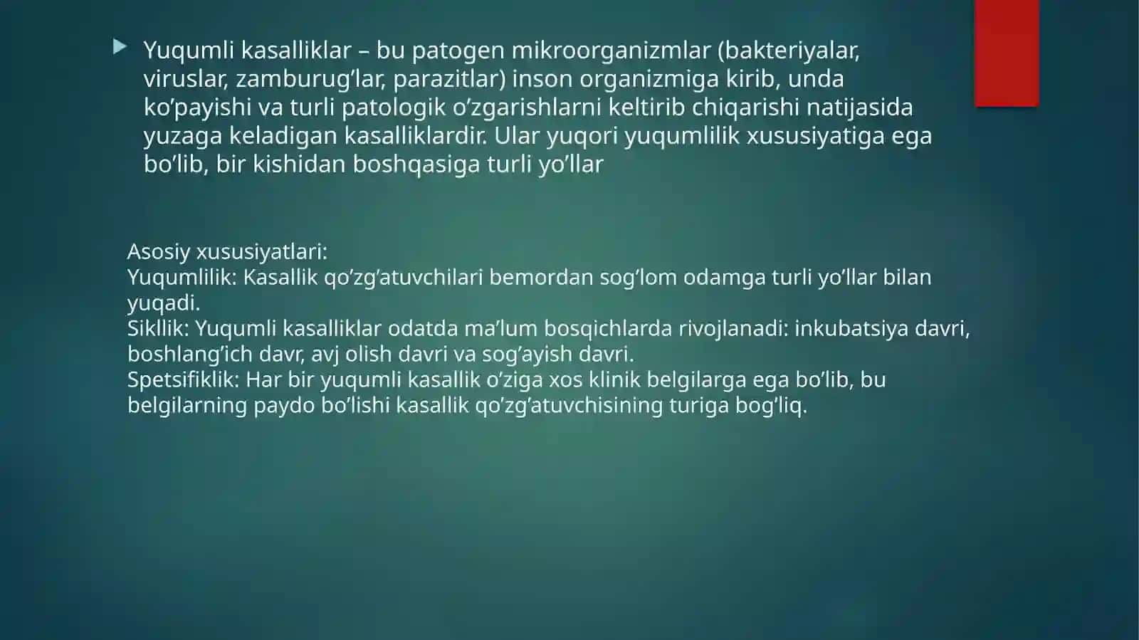 yuqumlikasalliklarga bakteriologik,parazitalogik,mikologik,virusologik Serologik,biologiktashhisqoʻyishusullari 3
