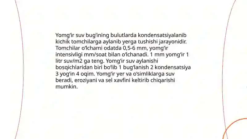 Tabiat hodisalari 3