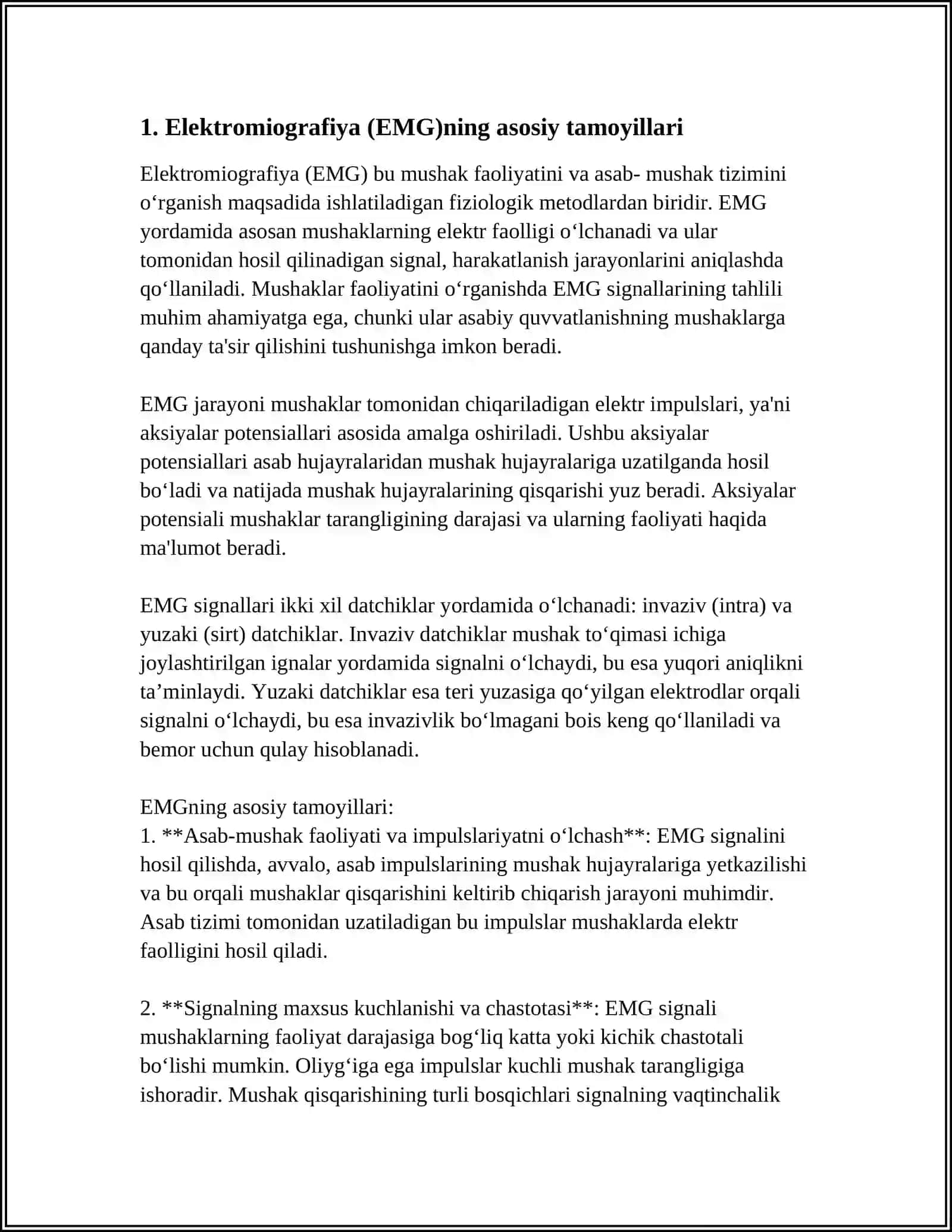 Elektromiografiya va Elektroensefalografiya 3
