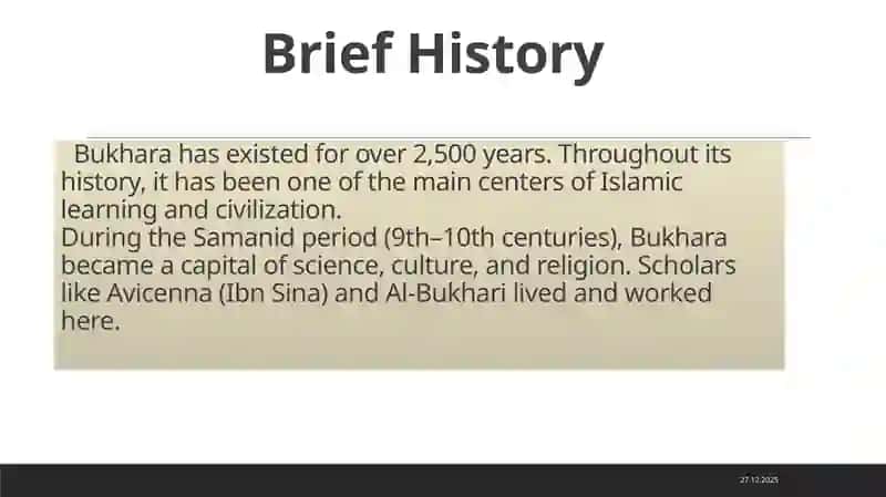 Discovering Bukhara 3