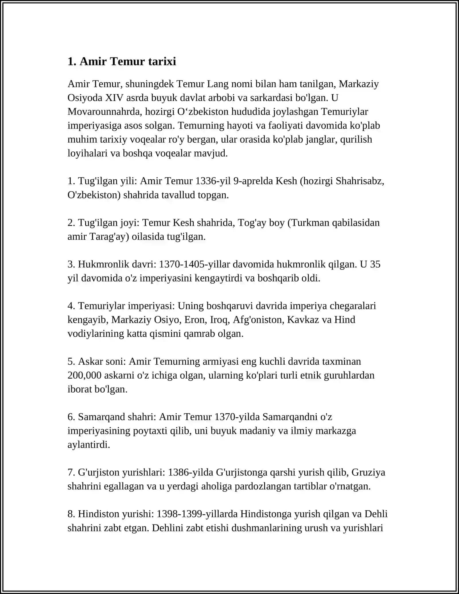AMUR TEMUR 3