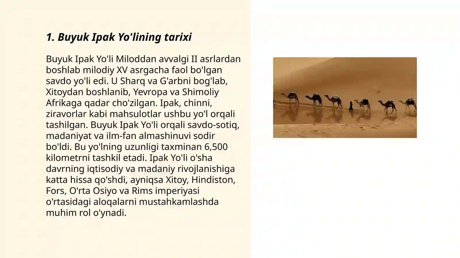 Buyuk Ipak Yo'li 3