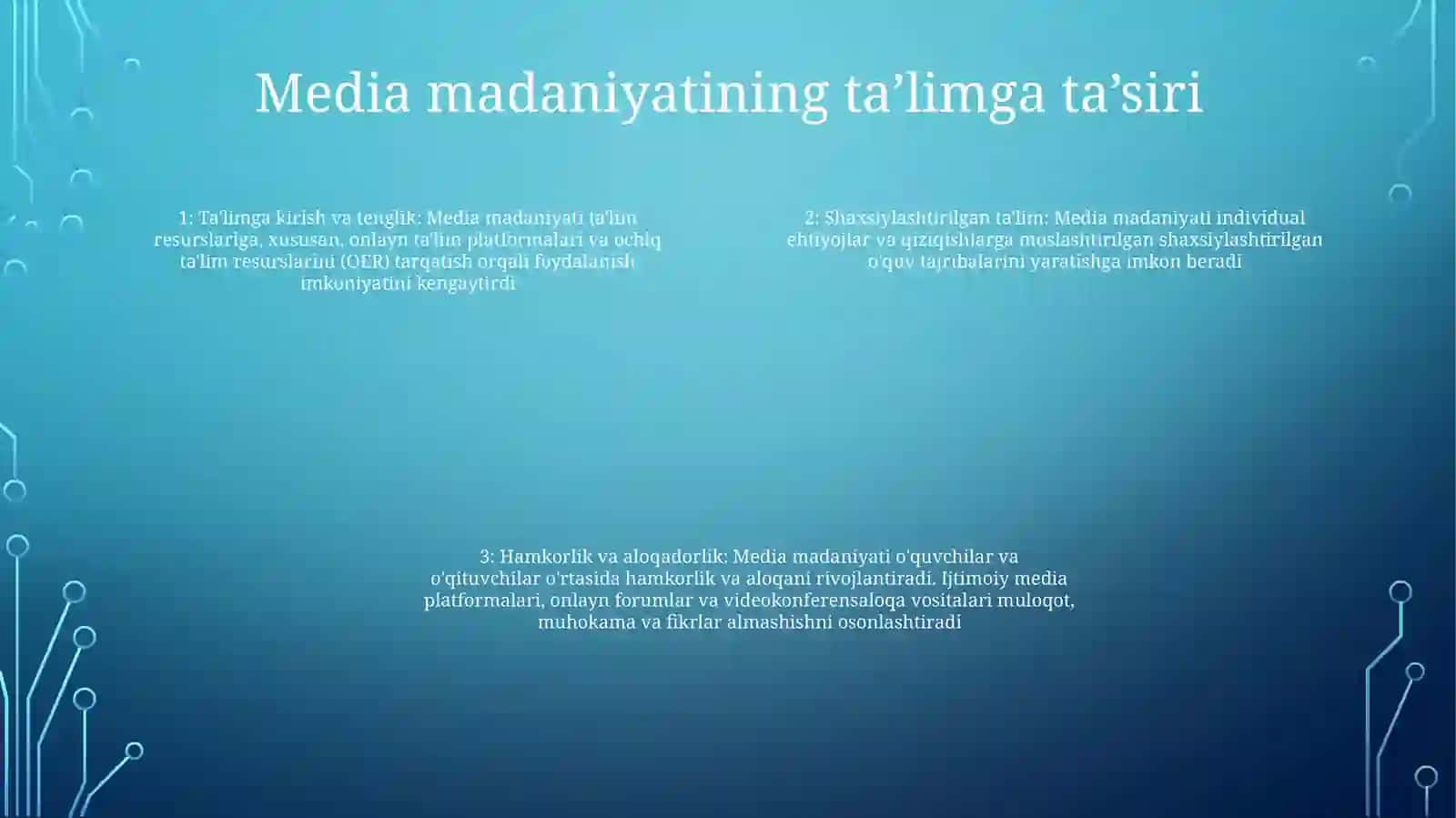 Media Madaniyati Va Innavatsion Va Pedagogik Texnologiyalar 3