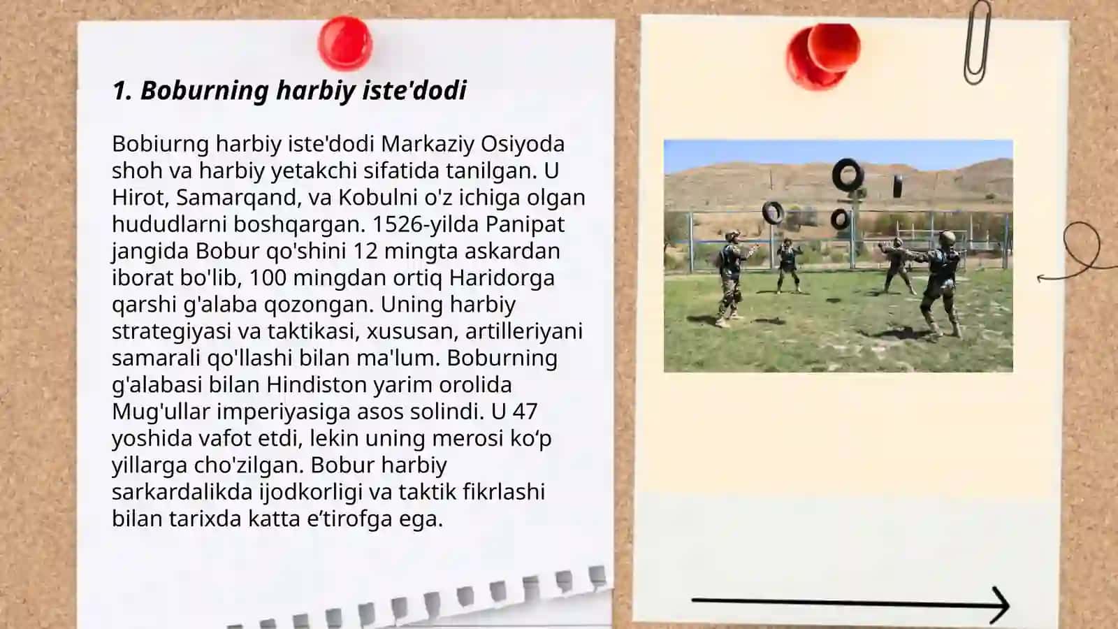 Boburning harbiy iste'dodi 3