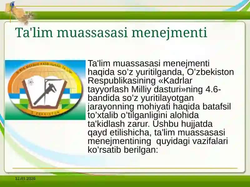 Ta'lim muassasasi mеnеjmеnti 3