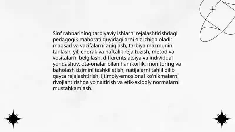 Sinf Rahbarining Pedagogik Mahorati 3