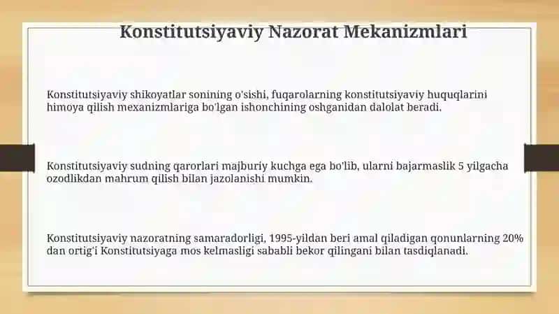 Konstitutsiyaviy Nazorat Mekanizmlari 3