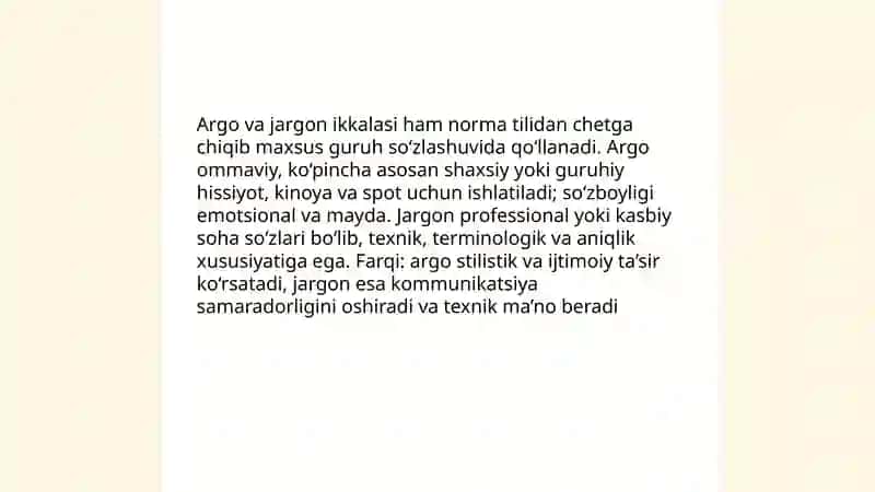 Argo va jargonlar 3