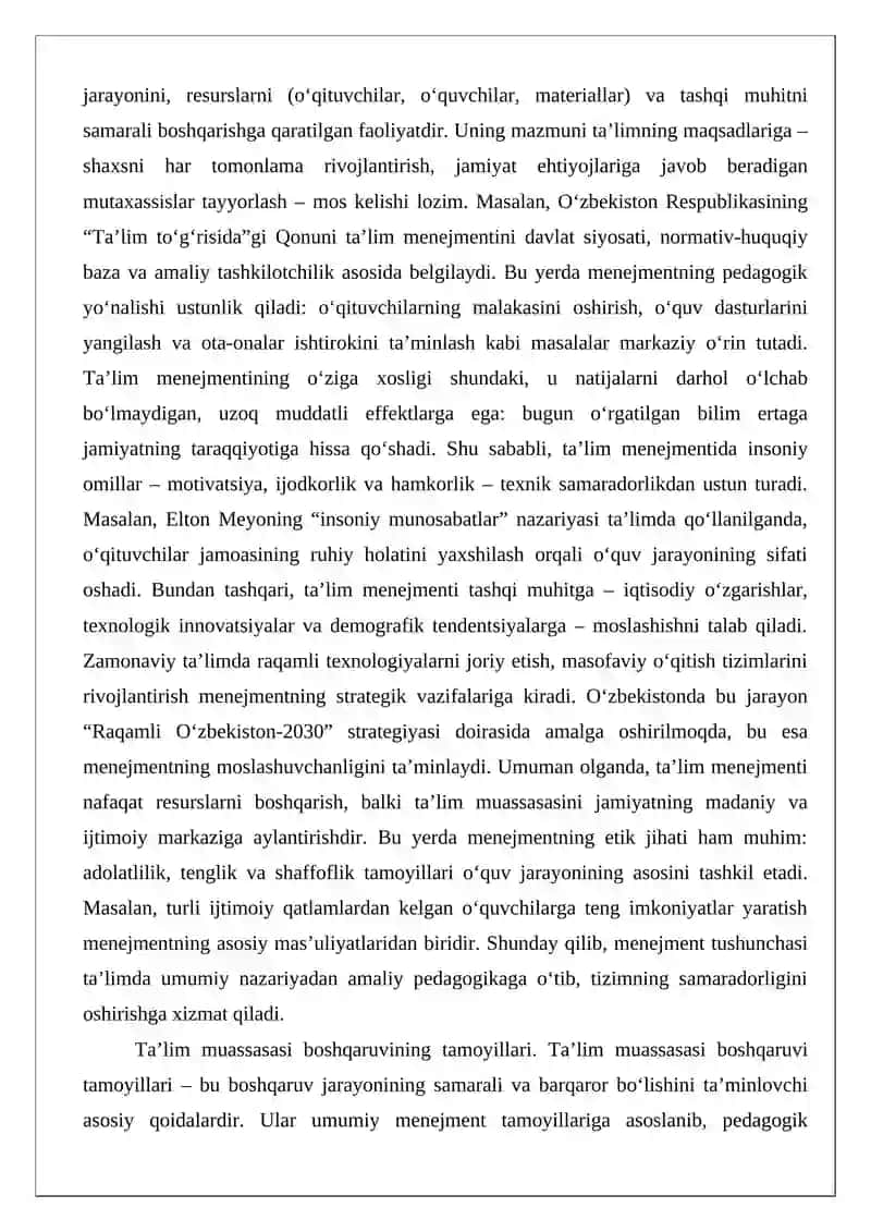 Taʼlim muassasasi menejmentining davlat jamoat bishqaruv tizimi 3