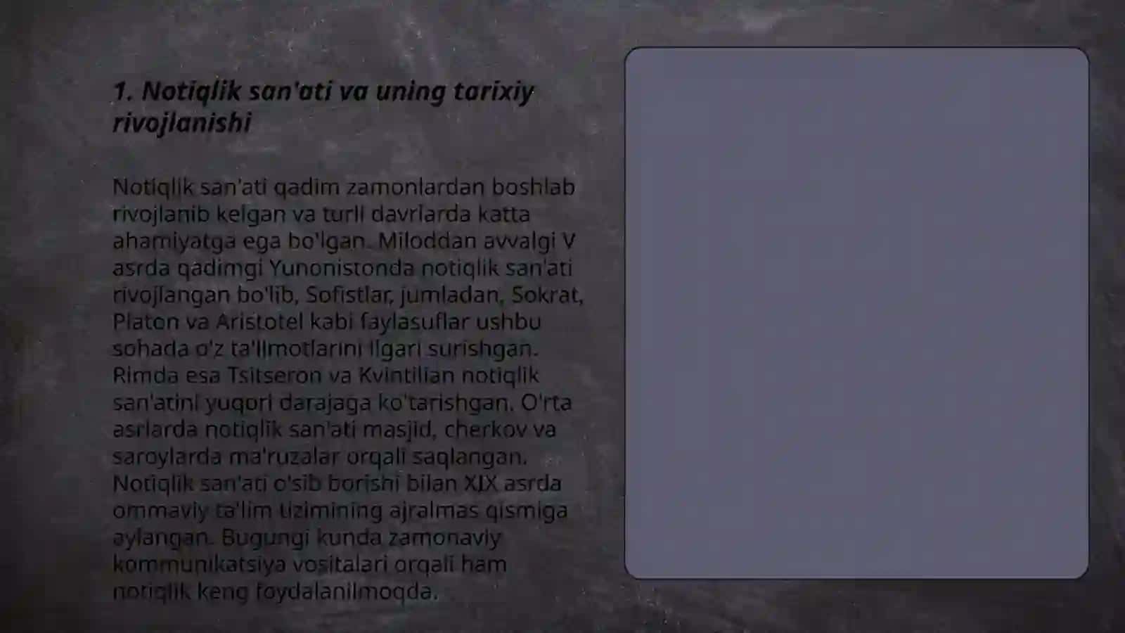 Notiqlik san'ati va uning tarixi 3