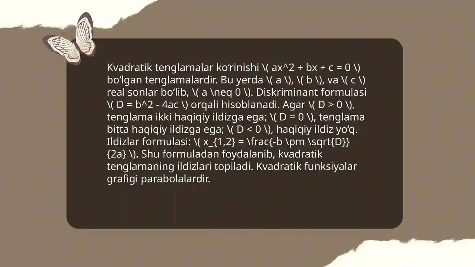 Mathematikada kvadratik formalar 3