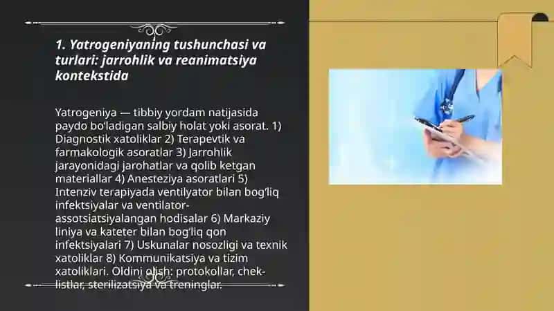 Hozirgi zamon tibbiyotida yatrogeniya muammolari 3