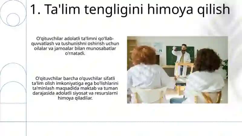 O'qituvchining jamiyatda tutgan o'rni 3