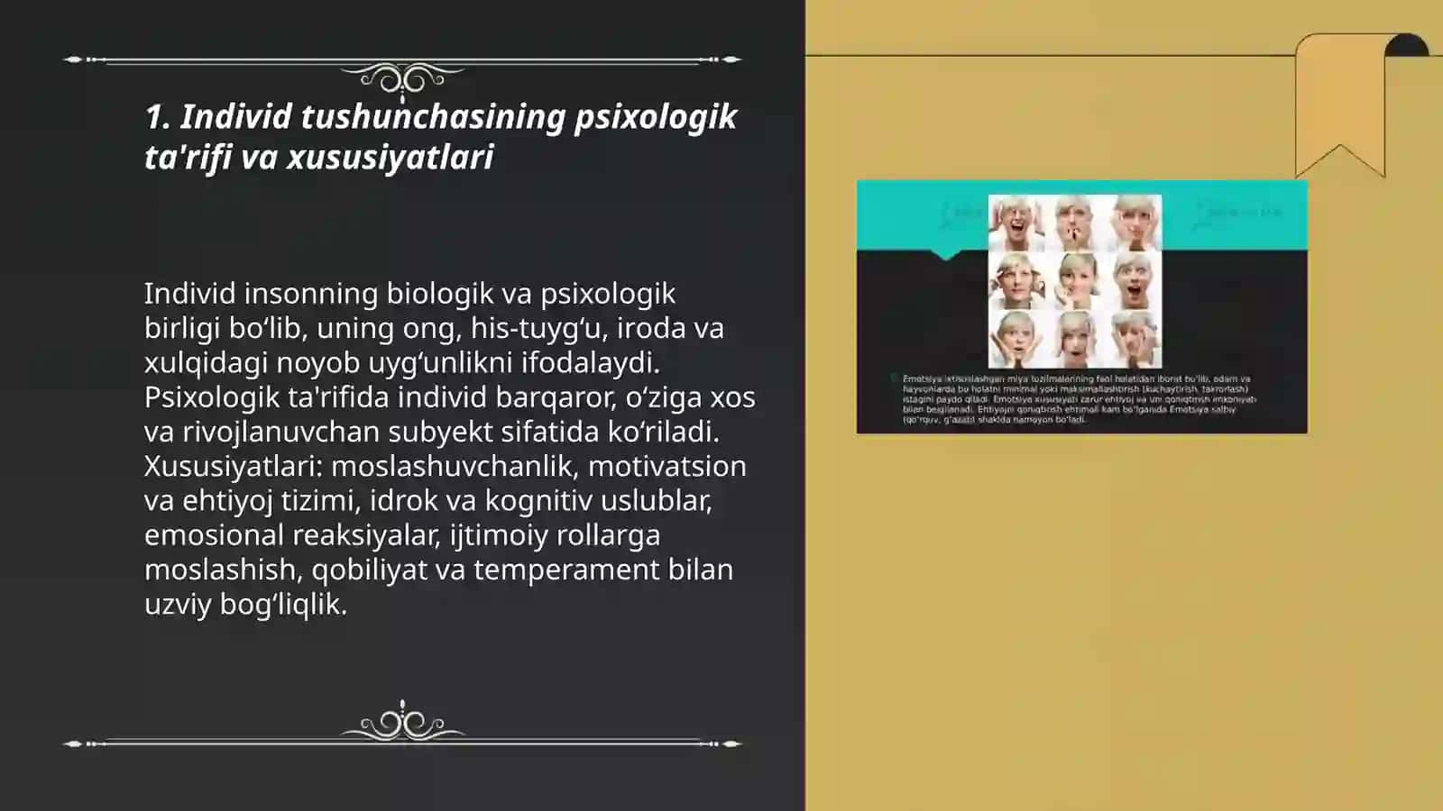 Psixologiyada "Individ" va "Shaxs" Tushunchalari 3