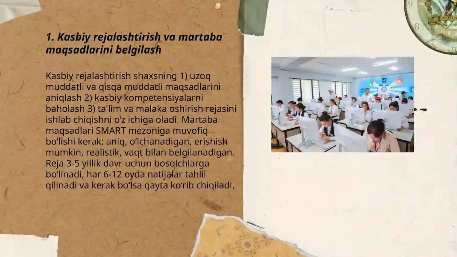 Munosib ish oʻrnini egallash va kasbiy rivojlanish 3