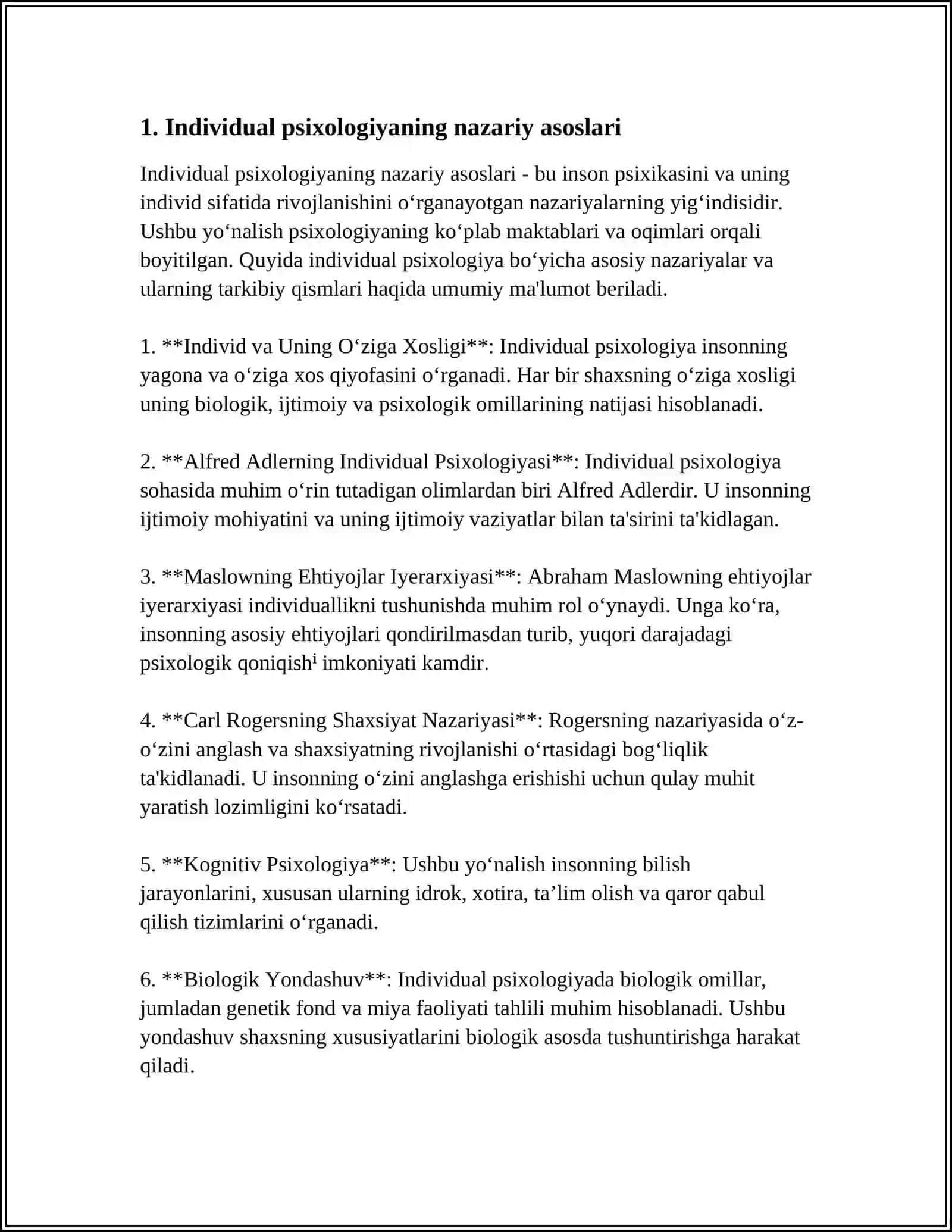 INSON INDIVIDUALLIGINING TURLI PSIXOLOGIK MAKTABLARDA ÓRGANISH 3