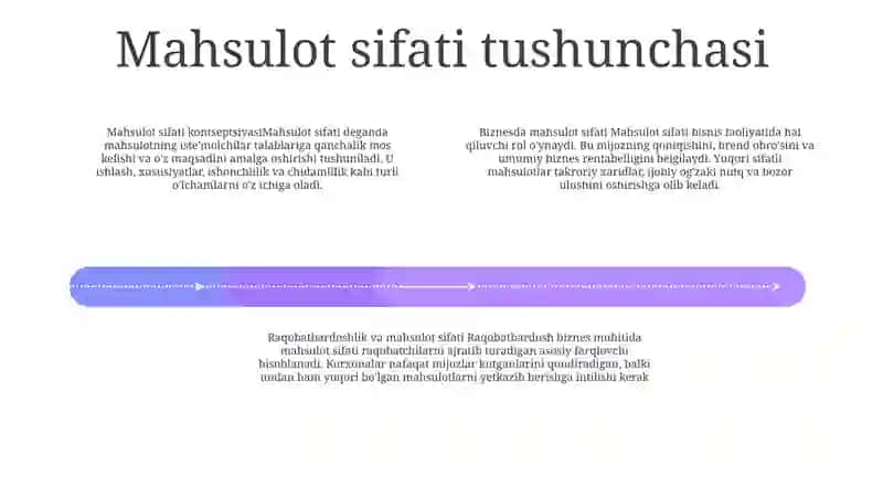 Biznes Faoliyatida Mahsulot Sifati Va Uning Raqobatbardoshligi 3