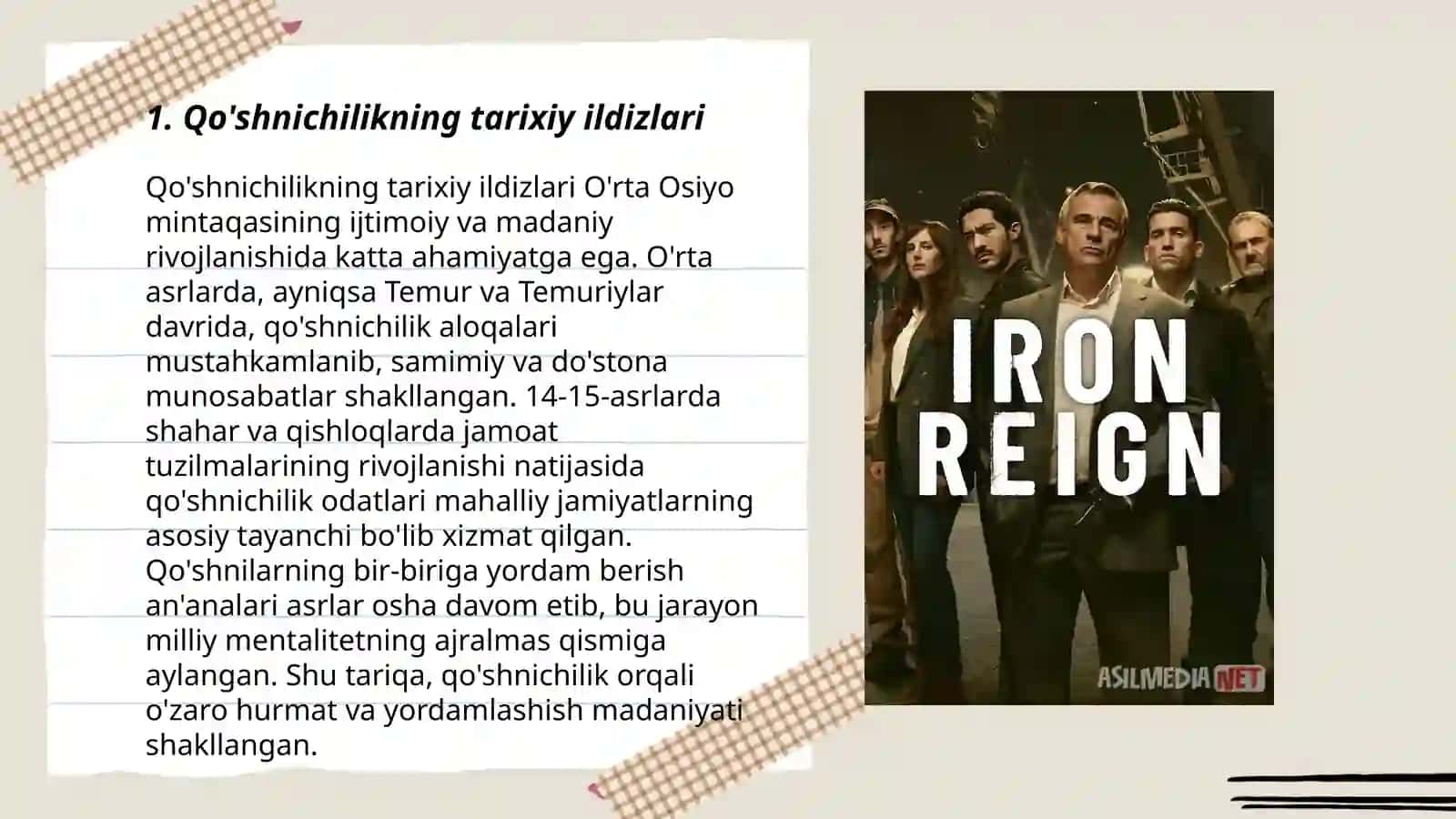 Qo'shnichilikning tarixiy ildizlari 3