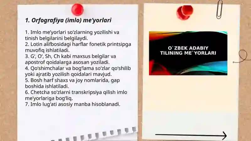 Oʻzbek adabiy tili meʼyorlari 3