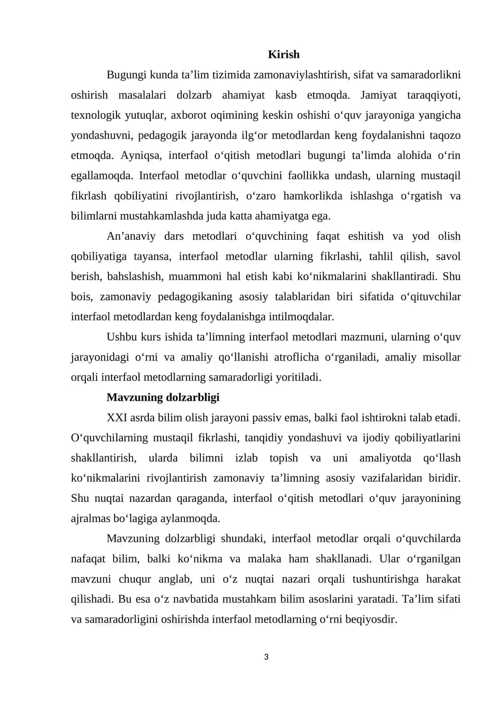 Ta’limning interfaol metodlari 3