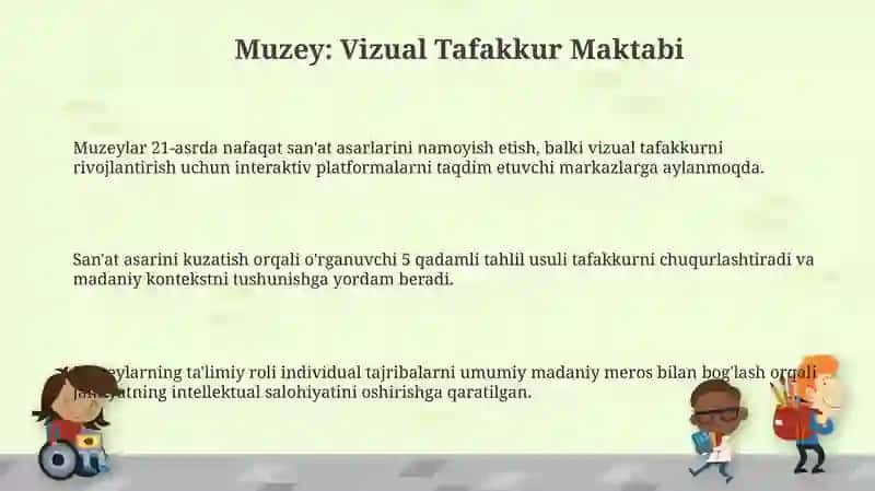 Muzey – Vizual Tafakkur Maktabi: Ta’rif va Asoslar 3