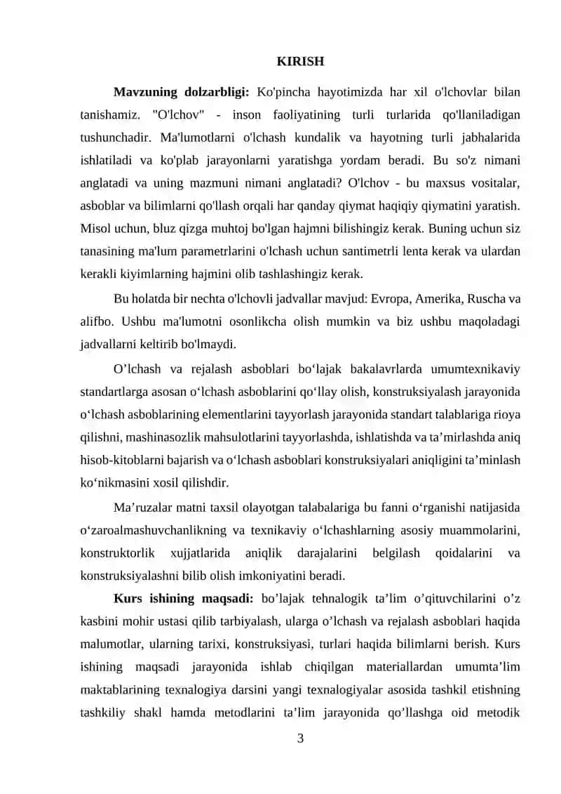 O’QUVCHILARGA O’LCHASH REJALASH QUROLLARI ULARDAN FOYDALANISH MAVZUSINI O’QITISH METODIKASI 3