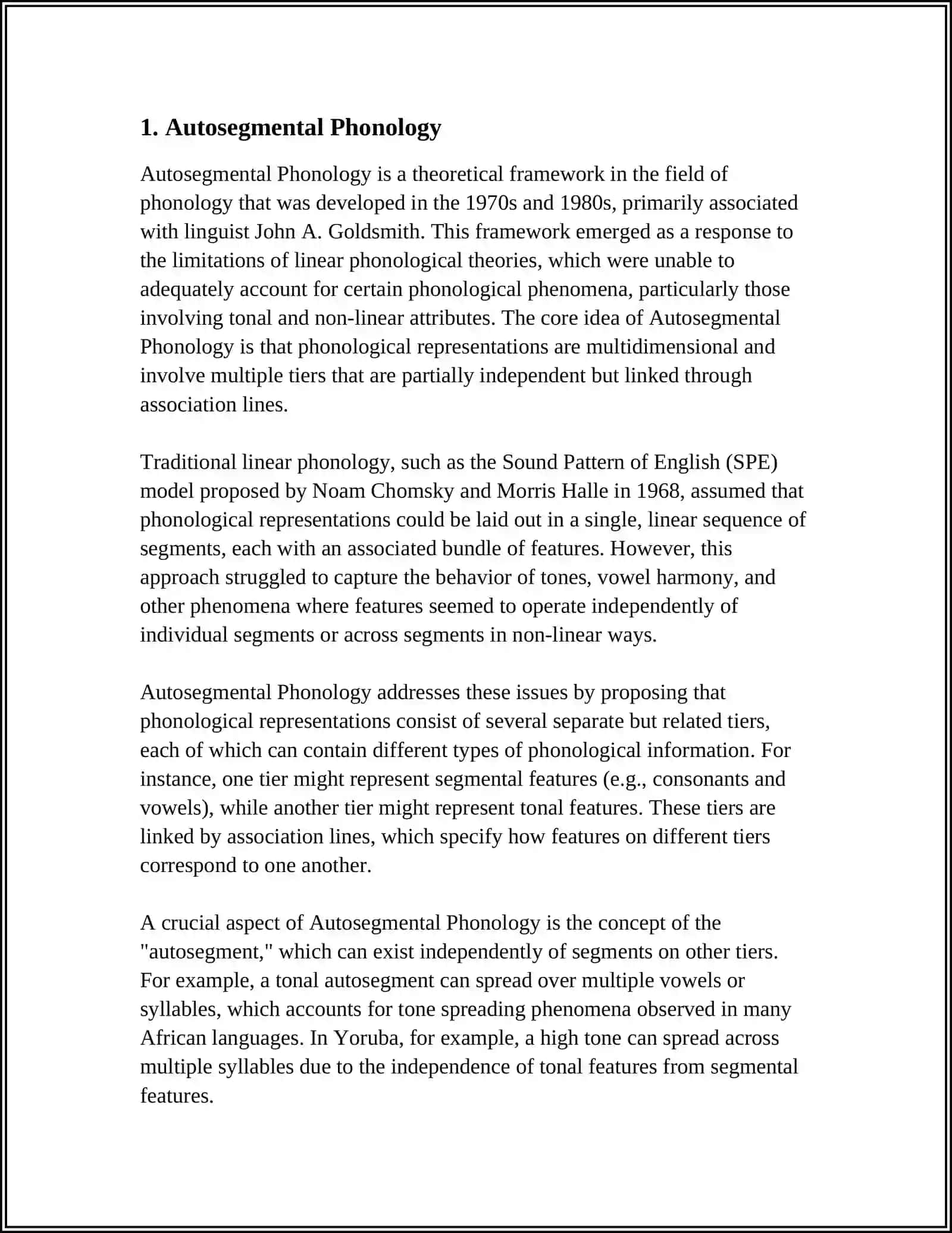 PHONOLOGICAL THEORIES 3