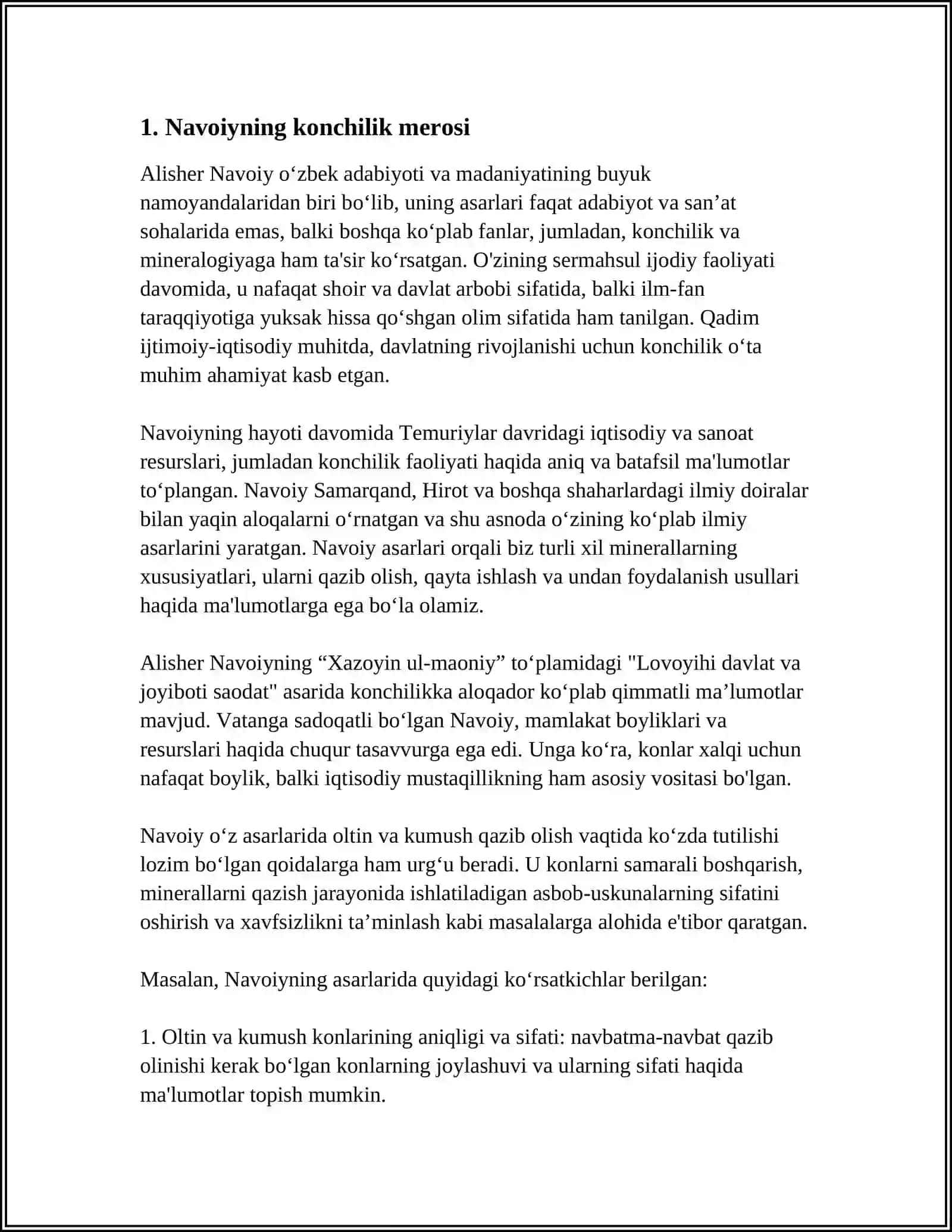 Navoiyning konchilik merosi 3