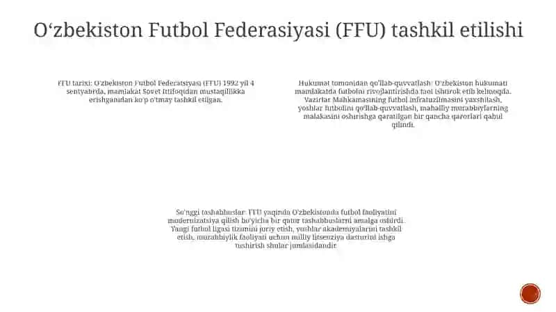 Futbolni Rivojlantirish ToʻRisida Qanday Qarorlar Qabul Qilingan 3