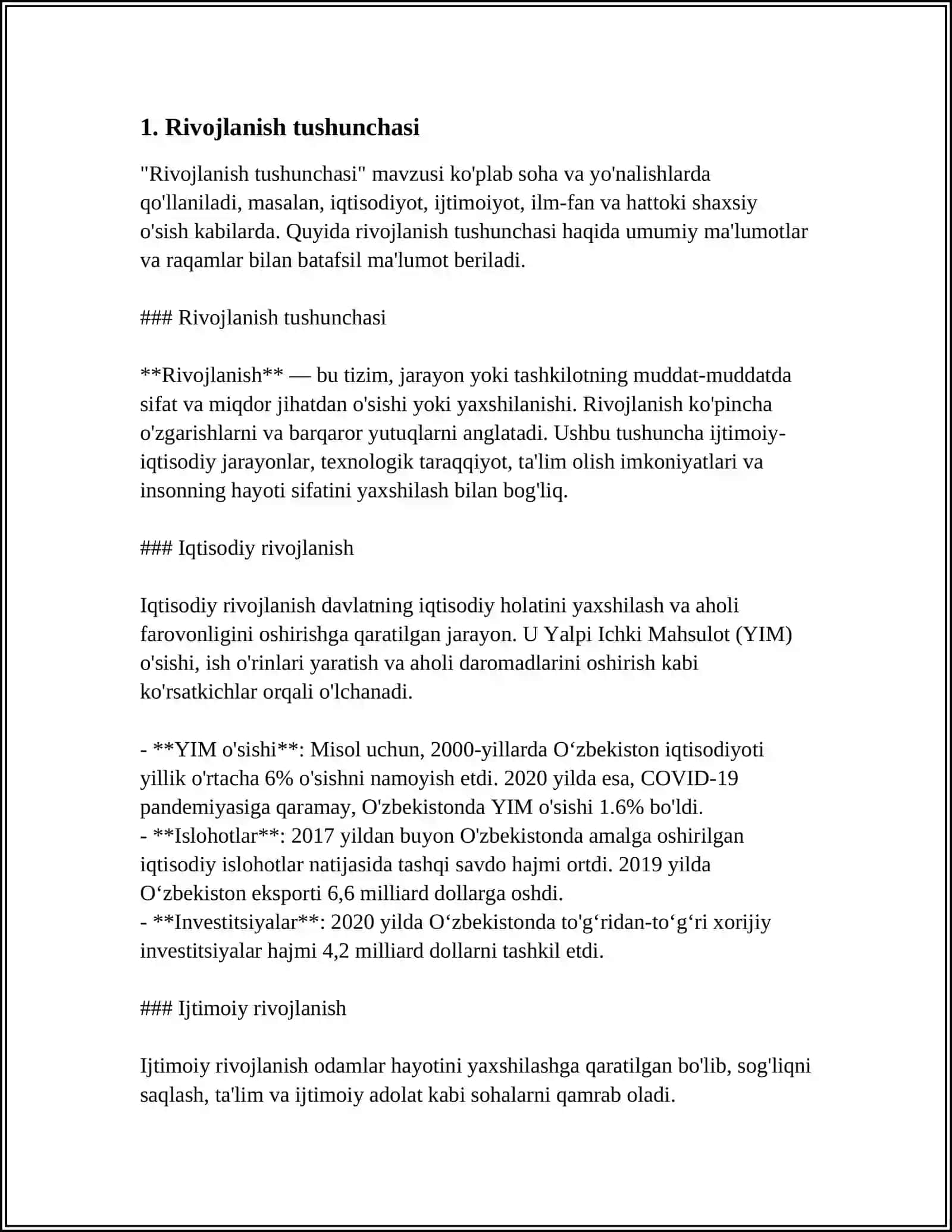 RIVOJLANISHNING UMUMIY QONUNLARI VA KATEGORIYALARI 3