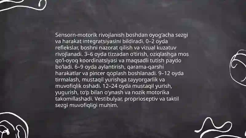 Ilk chaqaloqlik va go`daklik davrining psixologik xususiyatlari 3