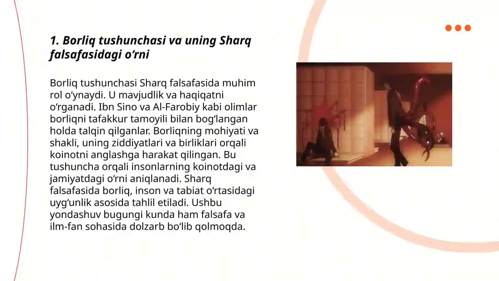 Sharq va G‘arb mutafakkirlarining borliq va bilish falsafasi 3