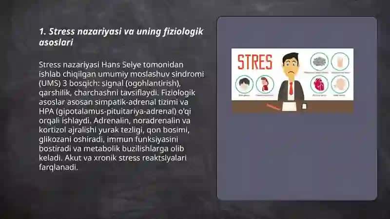 Stressni bartaraf etish treninglari 3